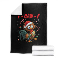 Funny F Caw F Chicken Meme Throw Blanket Christmas Gift - Wonder Print Shop