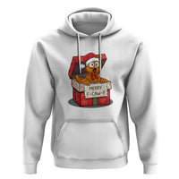 Merry F Caw F Santa Chicken Hoodie Funny Christmas Gift - Wonder Print Shop