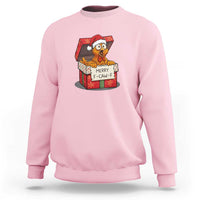 Merry F Caw F Santa Chicken Sweatshirt Funny Christmas Gift - Wonder Print Shop