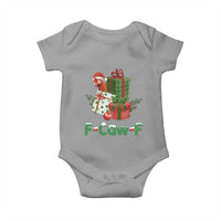 F Caw F Chicken Baby Onesie Funny Farm Life Holiday Gift - Wonder Print Shop