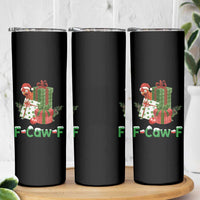 F Caw F Chicken Skinny Tumbler Funny Farm Life Holiday Gift - Wonder Print Shop