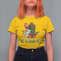 F Caw F Chicken T Shirt For Women Funny Farm Life Holiday Gift - Wonder Print Shop