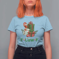 F Caw F Chicken T Shirt For Women Funny Farm Life Holiday Gift - Wonder Print Shop