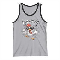 Funny F Caw F Chicken Sarcastic Joke Gift Tank Top - Wonder Print Shop
