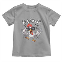 Funny F Caw F Chicken Sarcastic Joke Gift Toddler T Shirt - Wonder Print Shop