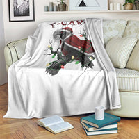 F Caw F Raven Sarcastic Joke Throw Blanket Holiday Gag Gift - Wonder Print Shop