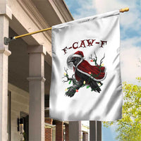 F Caw F Raven Sarcastic Joke Garden Flag Holiday Gag Gift - Wonder Print Shop