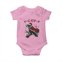 F Caw F Raven Sarcastic Joke Baby Onesie Holiday Gag Gift - Wonder Print Shop