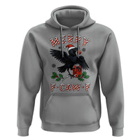 Merry F Caw F Raven Lover Hoodie Funny Holidays Gift - Wonder Print Shop