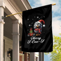 Merry F Caw F Raven Lover Garden Flag Funny Christmas Gift - Wonder Print Shop