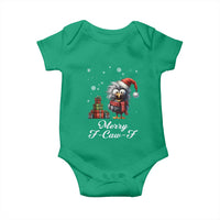 Merry F Caw F Raven Lover Baby Onesie Funny Christmas Gift - Wonder Print Shop