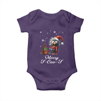 Merry F Caw F Raven Lover Baby Onesie Funny Christmas Gift - Wonder Print Shop