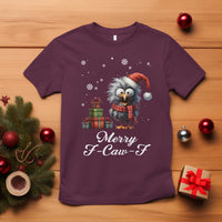 Merry F Caw F Raven Lover T Shirt Funny Christmas Gift - Wonder Print Shop