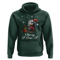 Merry F Caw F Raven Lover Hoodie Funny Christmas Gift - Wonder Print Shop