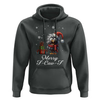 Merry F Caw F Raven Lover Hoodie Funny Christmas Gift - Wonder Print Shop
