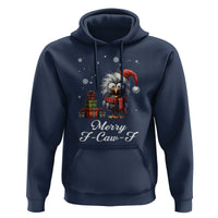 Merry F Caw F Raven Lover Hoodie Funny Christmas Gift - Wonder Print Shop