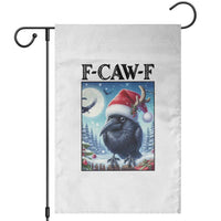 F Caw F Christmas Raven Garden Flag Funny Bird Lover Gift - Wonder Print Shop