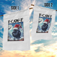 F Caw F Christmas Raven Garden Flag Funny Bird Lover Gift - Wonder Print Shop