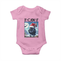F Caw F Christmas Raven Baby Onesie Funny Bird Lover Gift - Wonder Print Shop
