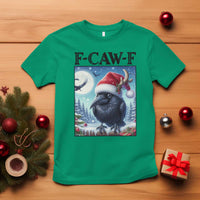 F Caw F Christmas Raven T Shirt Funny Bird Lover Gift - Wonder Print Shop