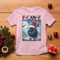 F Caw F Christmas Raven T Shirt Funny Bird Lover Gift - Wonder Print Shop