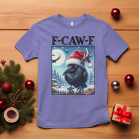 F Caw F Christmas Raven T Shirt Funny Bird Lover Gift - Wonder Print Shop