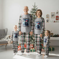 F Caw F Xmas Raven Plaid Pajama Set Funny Bird Lover Gift - Wonder Print Shop