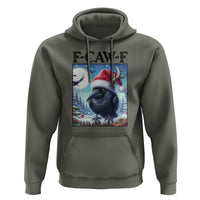 F Caw F Christmas Raven Hoodie Funny Bird Lover Gift - Wonder Print Shop
