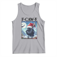 F Caw F Christmas Raven Tank Top Funny Bird Lover Gift - Wonder Print Shop