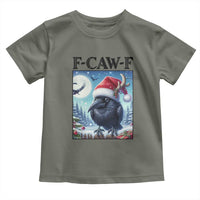 F Caw F Christmas Raven Toddler T Shirt Funny Bird Lover Gift - Wonder Print Shop