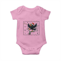 Funny Christmas Raven Lovers Baby Onesie F Caw F Joke Gift - Wonder Print Shop