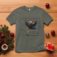 Funny Christmas Raven Lovers T Shirt F Caw F Joke Gift - Wonder Print Shop
