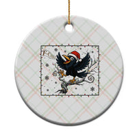 Funny Xmas Raven Lovers Ceramic Ornament F Caw F Joke Gift - Wonder Print Shop