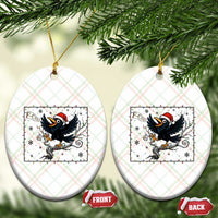 Funny Xmas Raven Lovers Ceramic Ornament F Caw F Joke Gift - Wonder Print Shop