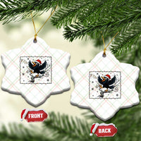 Funny Xmas Raven Lovers Ceramic Ornament F Caw F Joke Gift - Wonder Print Shop