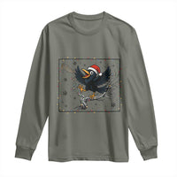 Funny Christmas Raven Lovers Long Sleeve Shirt F Caw F Joke Gift - Wonder Print Shop