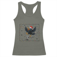 Funny Christmas Raven Lovers Racerback Tank Top F Caw F Joke Gift - Wonder Print Shop