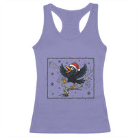 Funny Christmas Raven Lovers Racerback Tank Top F Caw F Joke Gift - Wonder Print Shop