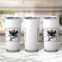 Funny Christmas Raven Lovers Tumbler Cup F Caw F Joke Gift - Wonder Print Shop