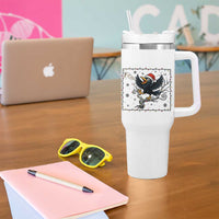 Funny Christmas Raven Lovers Tumbler With Handle F Caw F Joke Gift - Wonder Print Shop