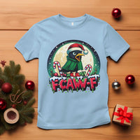 Funny F Caw F Raven Joke T Shirt Holiday Gift - Wonder Print Shop