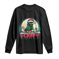 Funny F Caw F Raven Joke Long Sleeve Shirt Holiday Gift - Wonder Print Shop