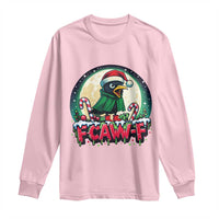 Funny F Caw F Raven Joke Long Sleeve Shirt Holiday Gift - Wonder Print Shop