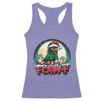 Funny F Caw F Raven Joke Racerback Tank Top Holiday Gift - Wonder Print Shop