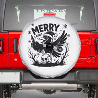 Merry F Caw F Christmas Raven Spare Tire Cover Funny Holiday Gift - Wonder Print Shop