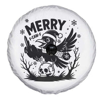 Merry F Caw F Christmas Raven Spare Tire Cover Funny Holiday Gift - Wonder Print Shop
