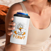 F Quack F Duck Lover 4 in 1 Can Cooler Tumbler Funny Farm Gift - Wonder Print Shop
