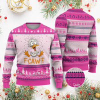 F Quack F Duck Lover Ugly Christmas Sweater Funny Farm Gift - Wonder Print Shop