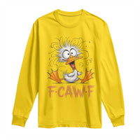 F Quack F Duck Lover Long Sleeve Shirt Funny Farm Gift - Wonder Print Shop