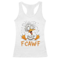 F Quack F Duck Lover Racerback Tank Top Funny Farm Gift - Wonder Print Shop